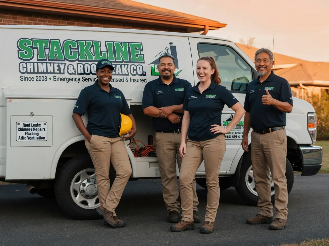 Chimney flashing repair company in Crandall, GA